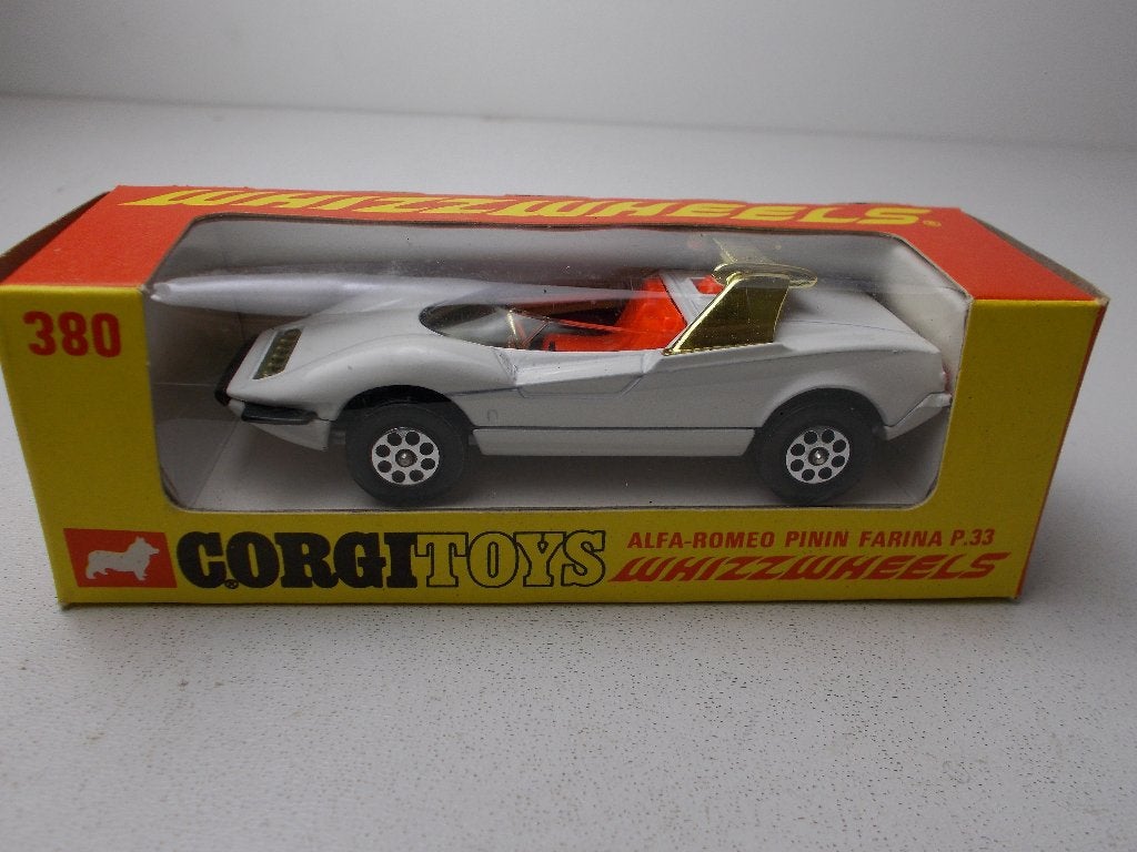 1970 Corgi Toys 380 ALFA ROMEO PININ FARINA P.33 + DOOSJE!, Ophalen of Verzenden, Nieuw, Auto, Corgi