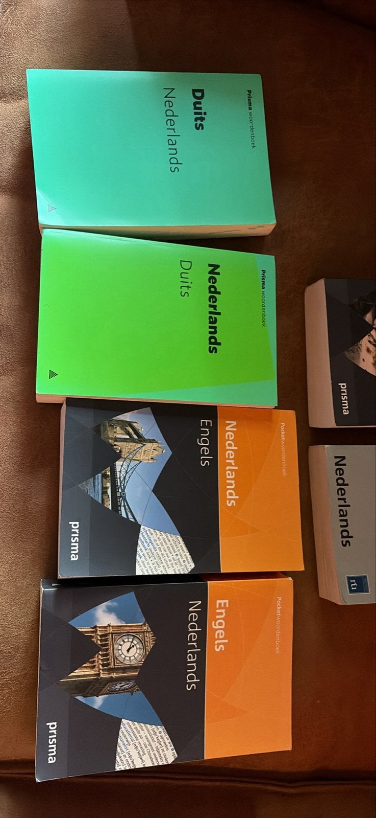 Woordenboeken voor school: NL, EN, DU (Nieuwstraat), Boeken, Ophalen, Gelezen, Prisma of Spectrum, Nederlands