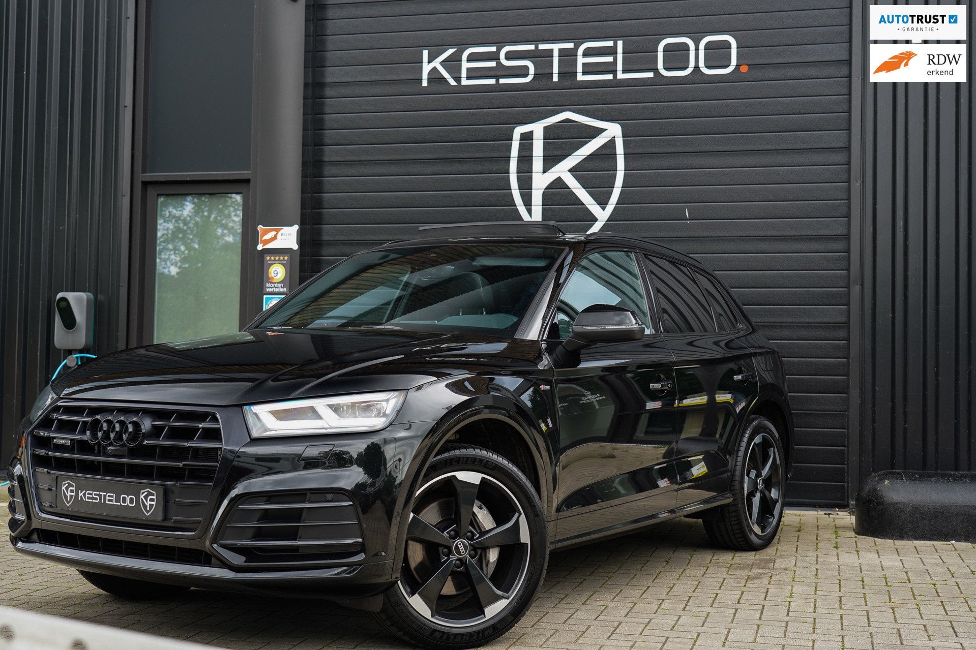 Audi Q5 55 TFSI E S COMPETITION 55 TFSI e PANO/MATRIX/TREKHA, Auto's, Audi, 4 cilinders, Zwart, Bedrijf, Hybride Elektrisch/Benzine
