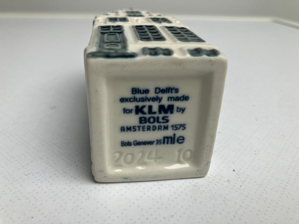 KLM Huisje Bols Genever 35ml - Nummer 10 (Ongeopend), Verzamelen, KLM Huisjes, Ophalen of Verzenden, Nieuw, 21 t/m 40, Gevuld