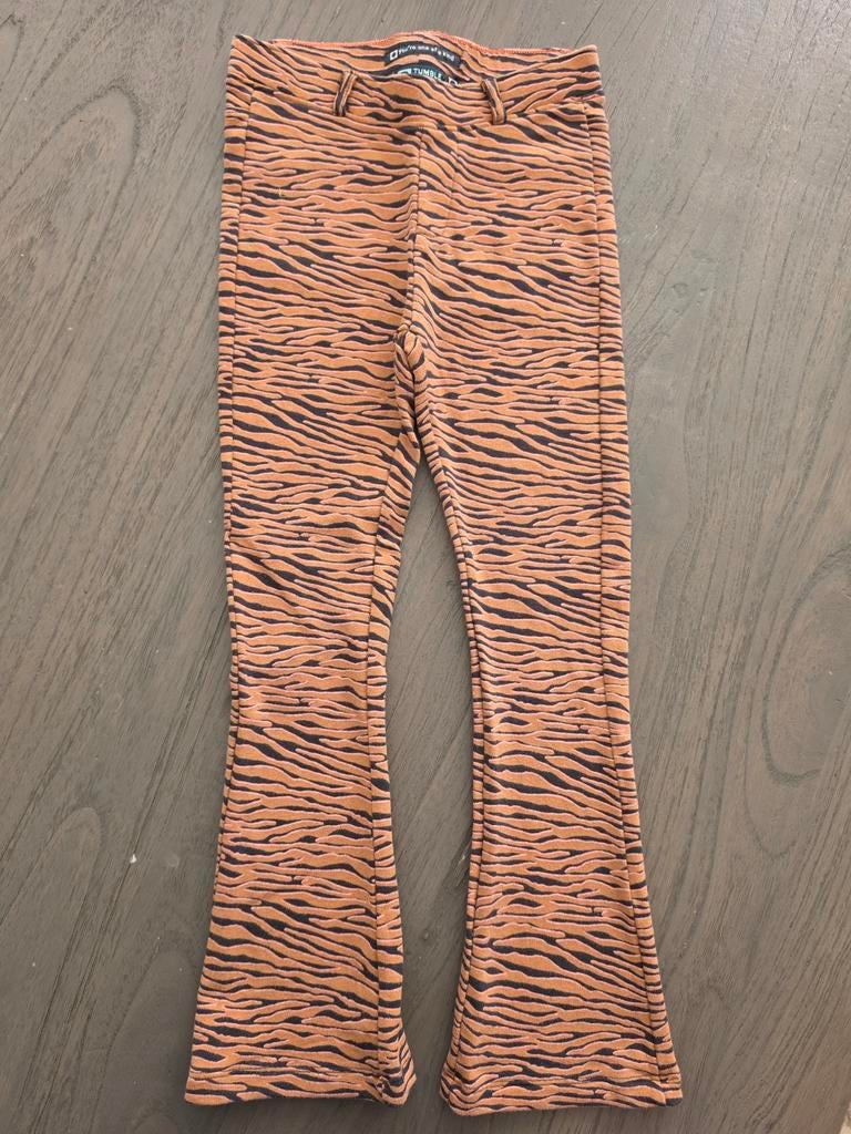 Tumble 'n Dry Meisjes Flared Broek Tijgerprint Maat 116, Broek, Tumble 'n Dry, Meisje, Ophalen of Verzenden