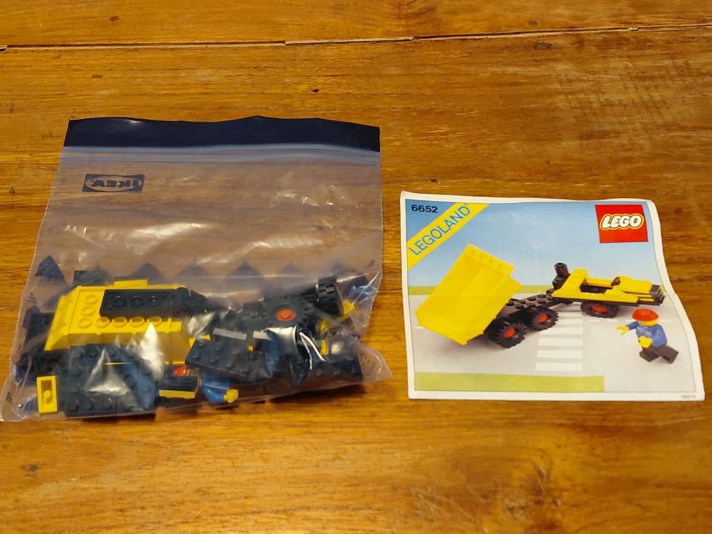 Lego 6652 Kiepwagen, Kinderen en Baby's, Gebruikt, Lego, Ophalen of Verzenden, LEGOLAND