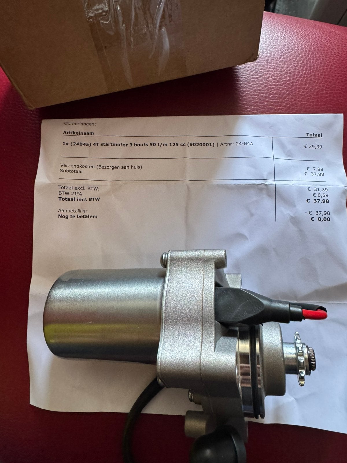 Start motor nieuw zie factuur, Ophalen of Verzenden, Nieuw, Overige typen