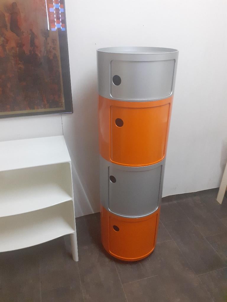 4 x Kartell componibili jaren 70 design vintage retro 42 cm, Huis en Inrichting, Ophalen, Gebruikt, ?, Kartell