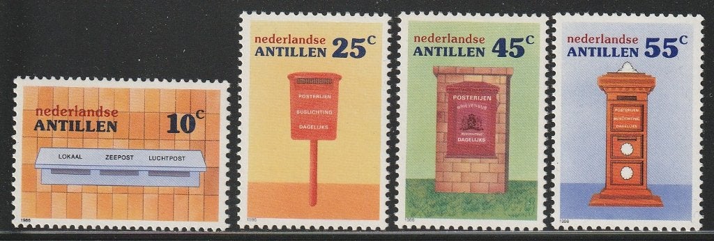 Antillen 1986 846/849 Postbussen, Postfris, Ophalen of Verzenden, Postfris