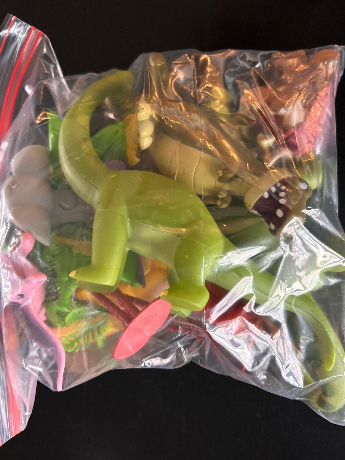 Dinosaurus speelgoed set in zak, Ophalen, Gebruikt, Jongen of Meisje