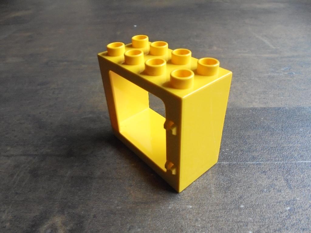 Lego Duplo D/W Frame Flat Front Surface (zie foto's) 37, Ophalen of Verzenden, Gebruikt, Losse stenen, Duplo
