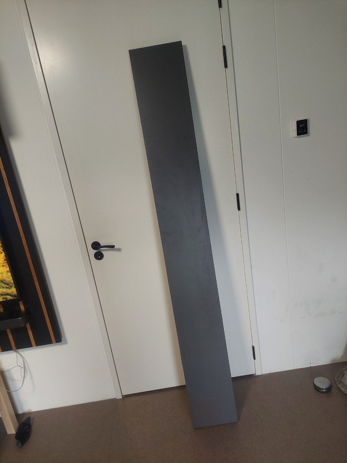 Antraciet grijs zwevende wandplank incl montagebeugel, Ophalen, Nieuw