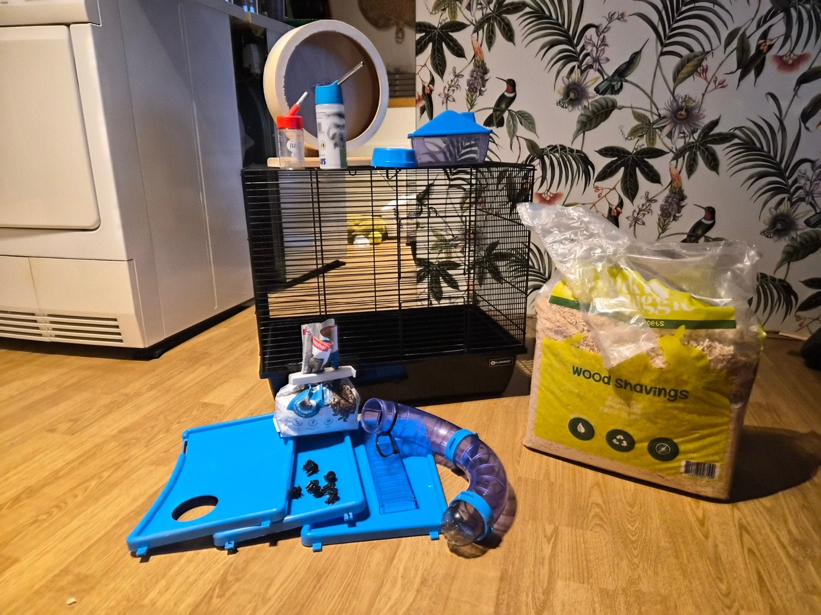 Mooie complete hamsterkooi, Ophalen, Gebruikt