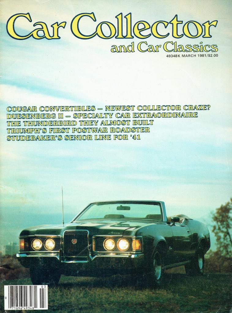 Car Collector 1981 nr. 3 (o.a. Triumph 1800 Sports Roadster), Verzenden, Gelezen, Algemeen