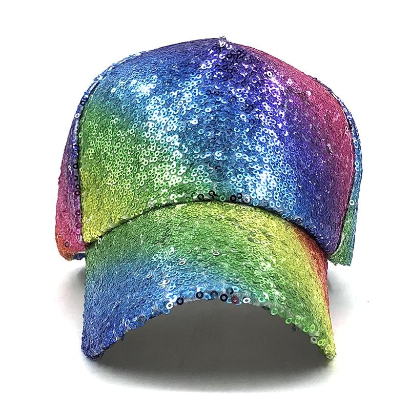 Regenboog paillet pet glitter hoed gay pride heren dames, Verzenden, Nieuw, One size fits all, Pet