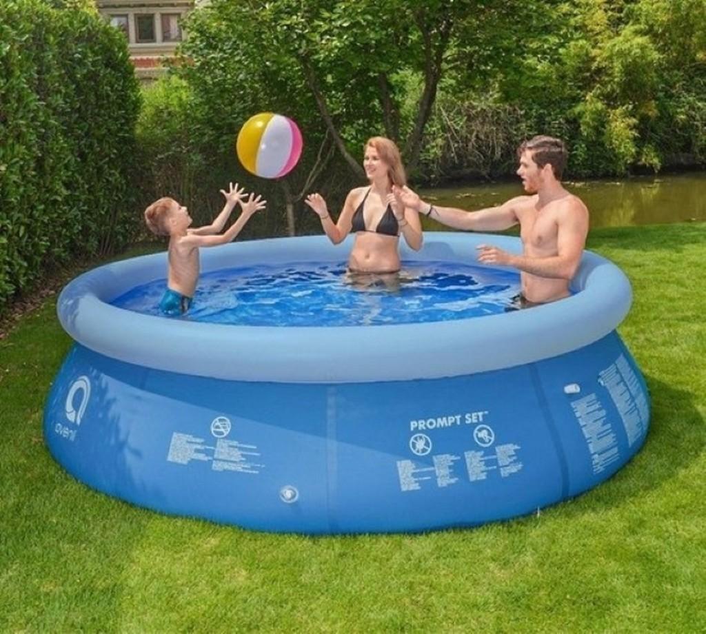 Avenli zwembad 240x63cm inclusief filter pomp set, Ophalen, Gebruikt, Rond, Opzetzwembad