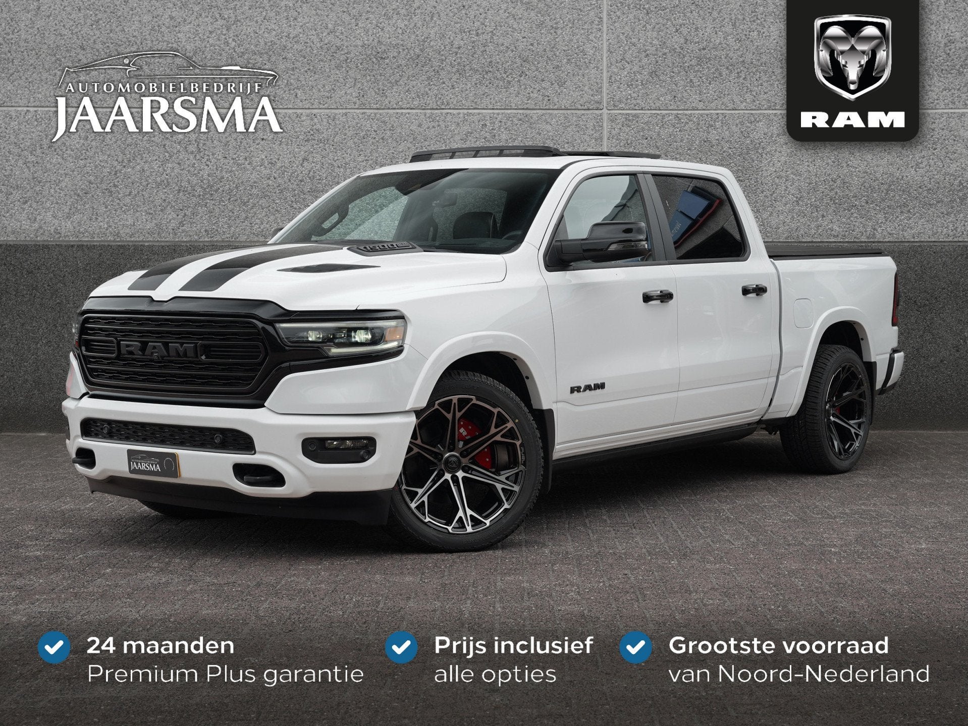Dodge Ram 1500 5.7 V8 4x4 Crew Cab Limited Night |Digitaal D, Automaat, 2460 kg, 5654 cc, 402 pk