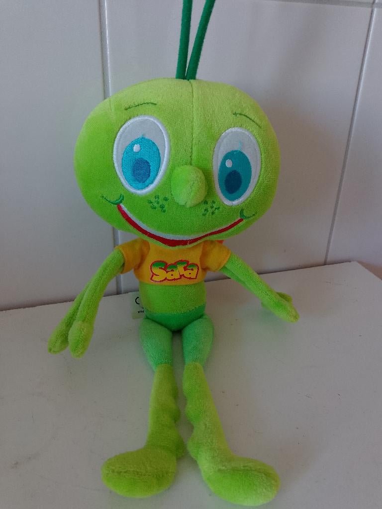 2x Sara de Sprinkhaan knuffel Saraland / Molenheide, Kinderen en Baby's, Speelgoed | Knuffels en Pluche, Groen, Overige merken