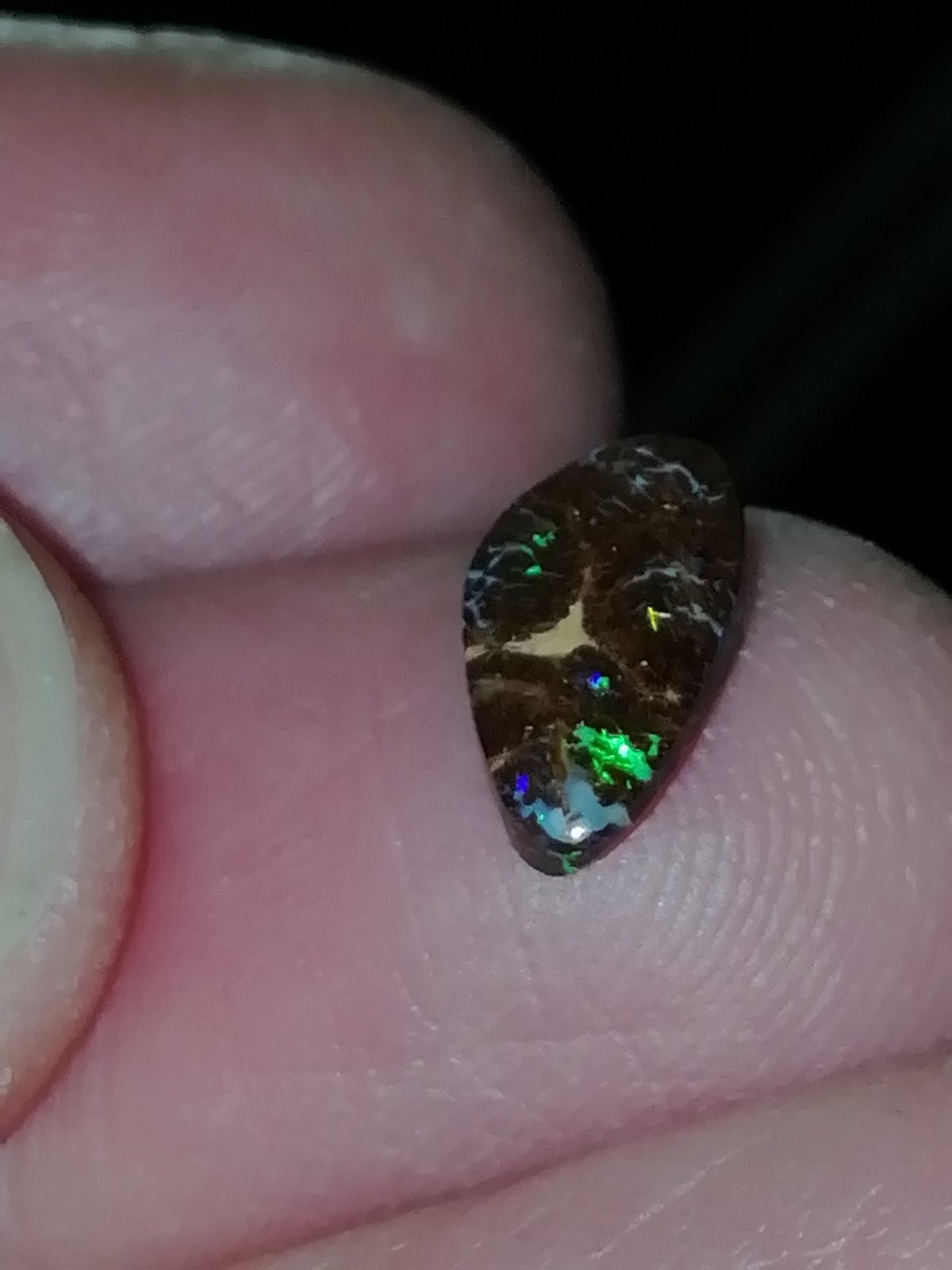 Koroit boulder opaal, Sieraden, Tassen en Uiterlijk, Edelstenen, Ophalen of Verzenden, Zo goed als nieuw