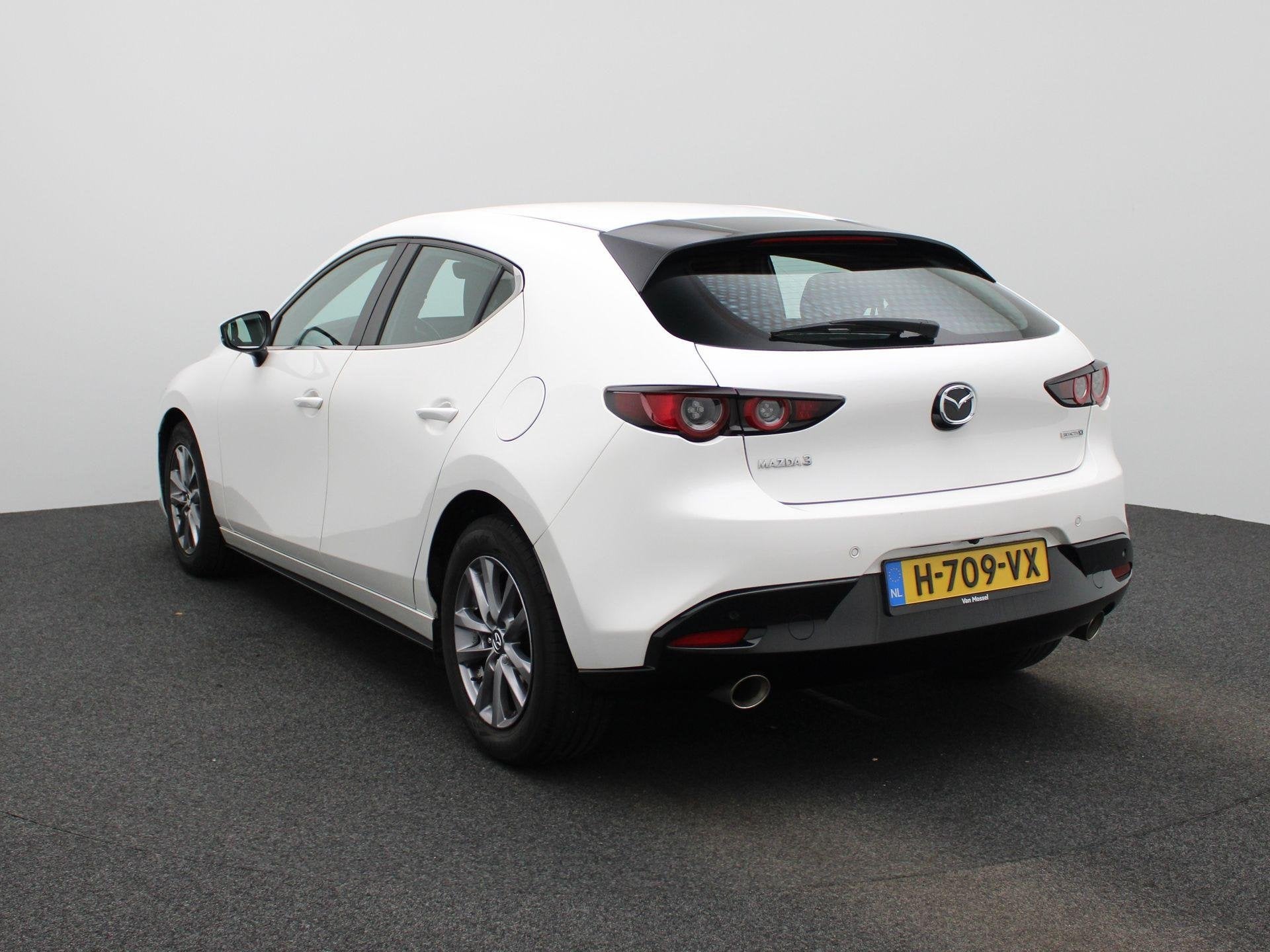 Mazda 3 2.0 e-SkyActiv-X M Hybrid 180 Comfort met Bose | App, Voorwielaandrijving, Stof, Gebruikt, 4 cilinders