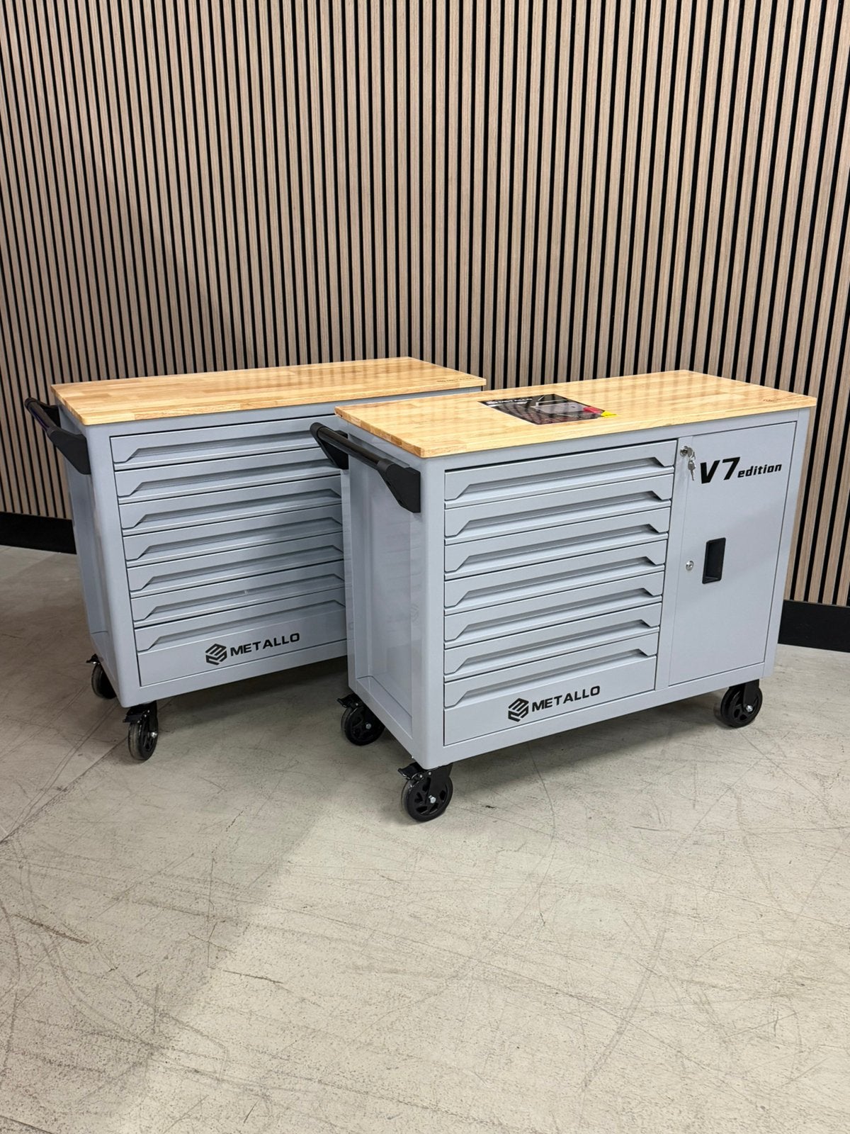 Metallo gevulde gereedschapwagen l Nieuw l 2 stuks
