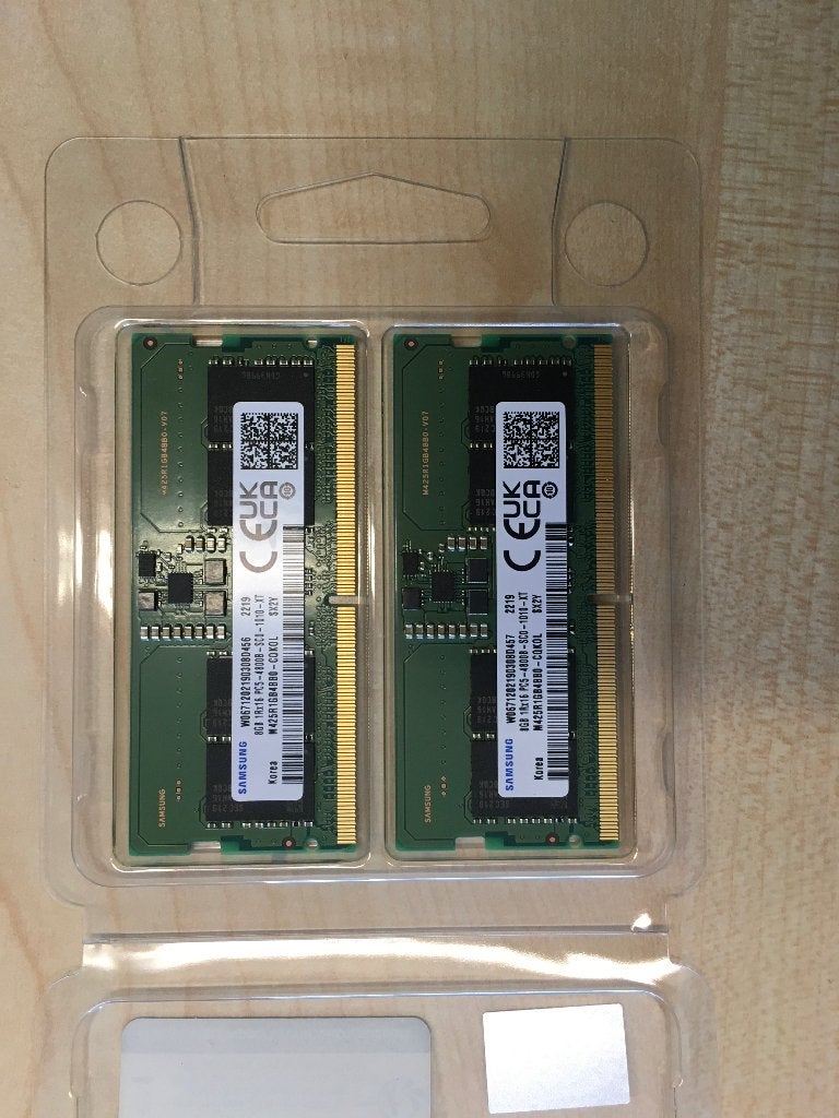 Samsung PC5-4800B 16GB RAM (2x8GB), Computers en Software, RAM geheugen, Ophalen, Zo goed als nieuw, DDR5, Laptop