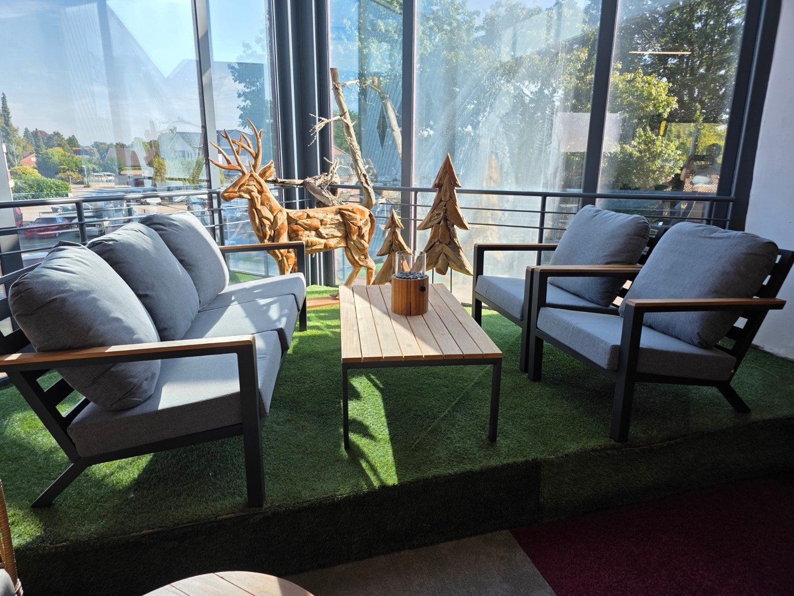 Festino Loungeset 4 Delig Mondial Living, Ophalen of Verzenden