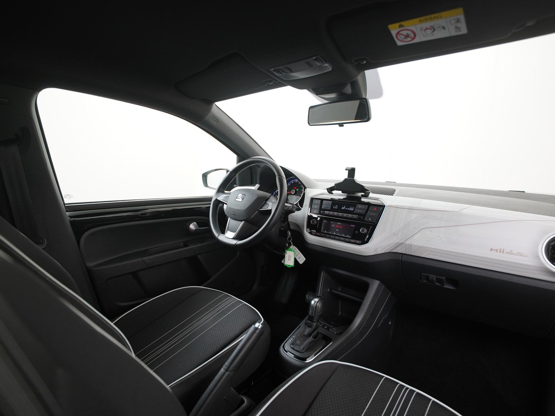 SEAT Mii Electric electric Plus | SOH 89% | Stoelverwarming, Auto's, Stof, Mii, Zwart, Grijs