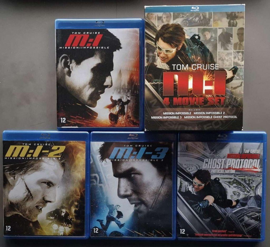 Mission Impossible 1 t/m 4 boxset - NL uitgave, Verzenden, Boxset, Actie, Zo goed als nieuw