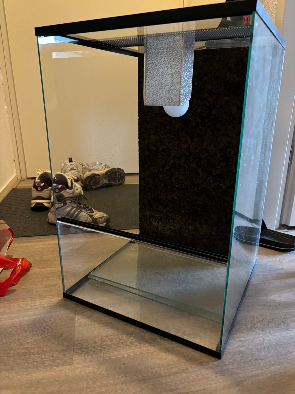 Terrarium 40x40x60, Dieren en Toebehoren, Reptielen en Amfibieën | Toebehoren, Ophalen, Gebruikt, Terrarium of Paludarium