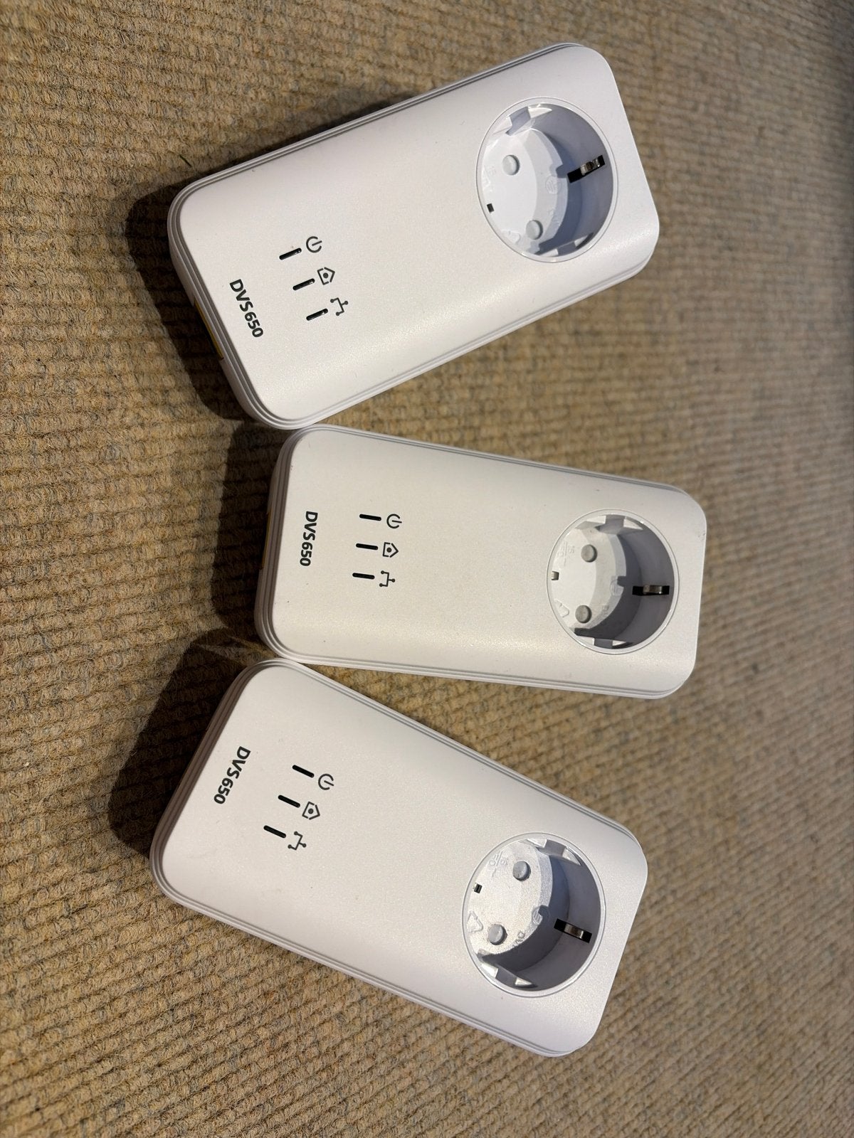 Devolo DVS650 Powerline Adapters (3 stuks), Ophalen of Verzenden, Gebruikt