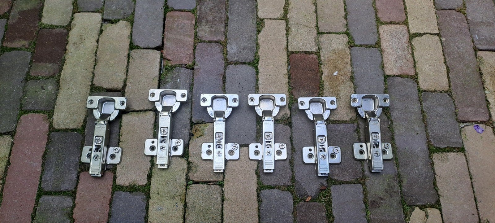 Blum keukenkast scharnier (6stks), Ophalen of Verzenden, Gebruikt, IJzer, Scharnier