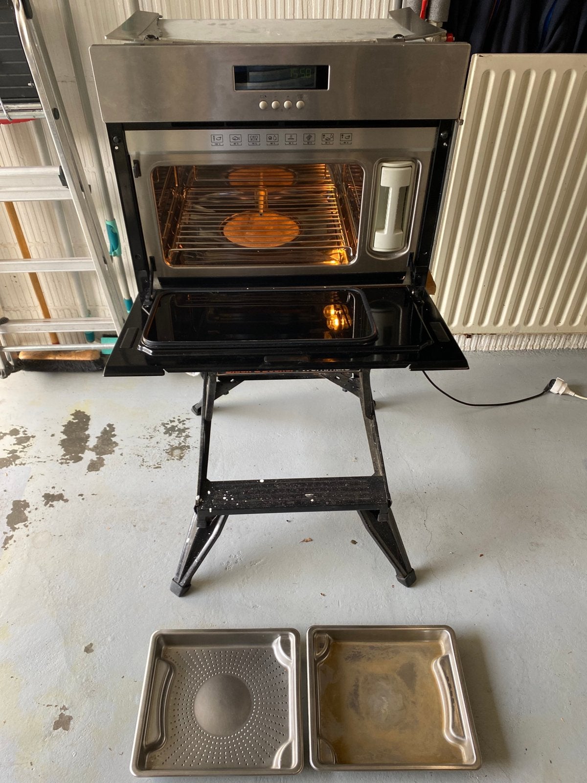Pelgrim stoom oven, Witgoed en Apparatuur, Ophalen, Gebruikt, Pelgrim, Inbouw