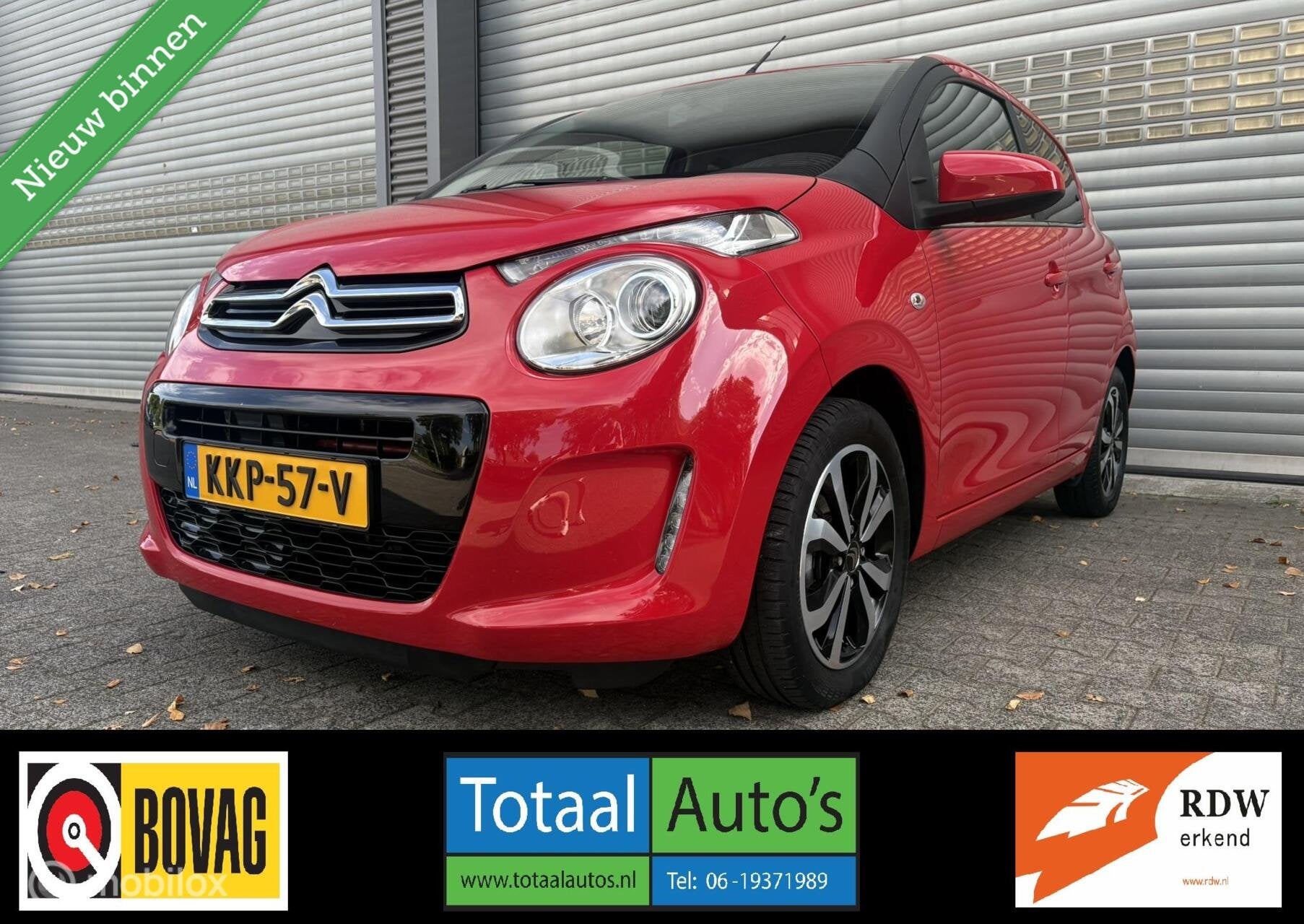 Citroen C1 1.0 VTi Shine*VELG*ISOFIX*CLIMA*1e EIG*NIEUWSTAAT, Dealer onderhouden, Gebruikt, Euro 6, 4 stoelen