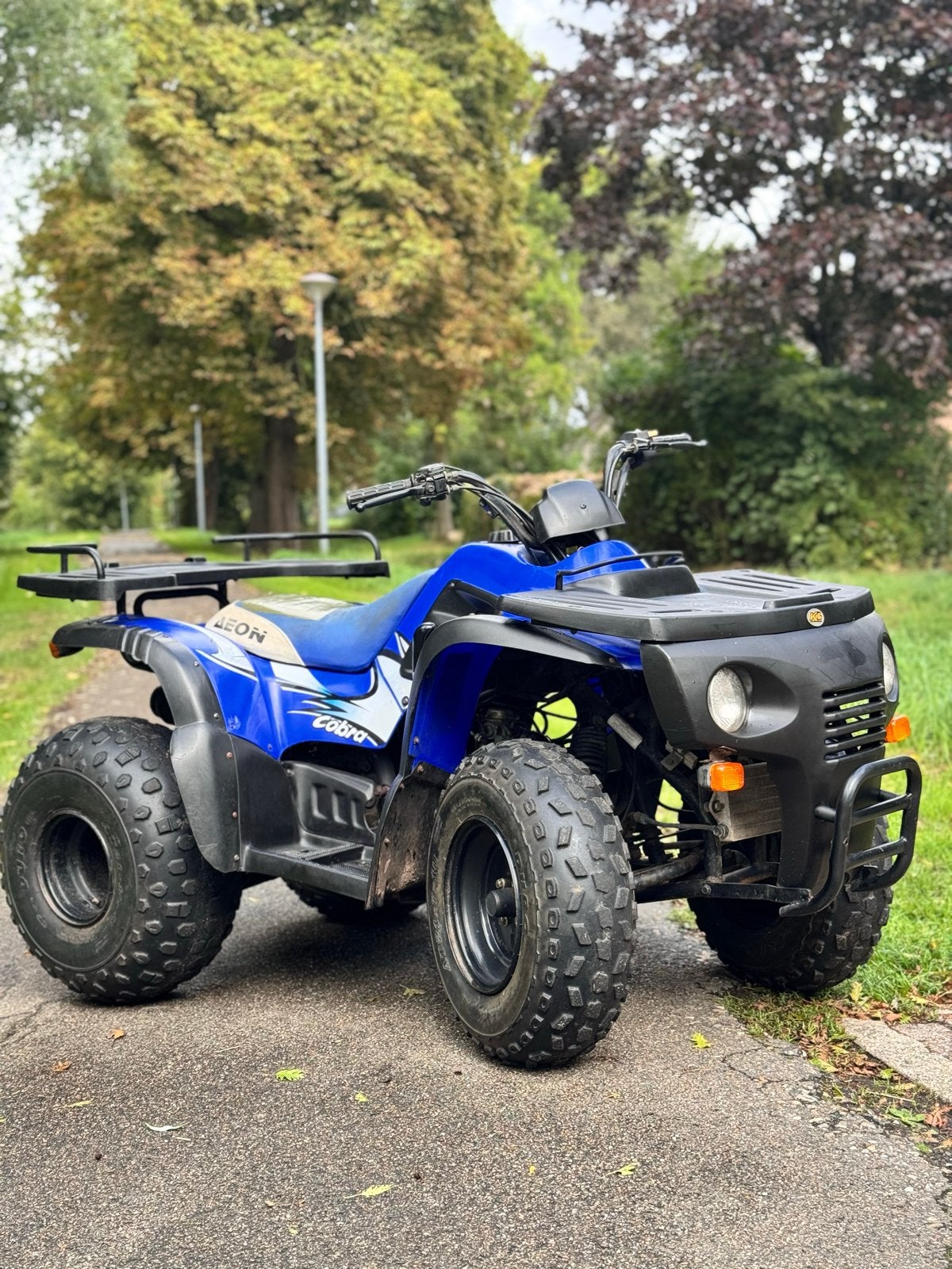 Aeon Cobra Quad - Blauw, Goede Staat .4T-180cc, Ophalen of Verzenden, Overige typen