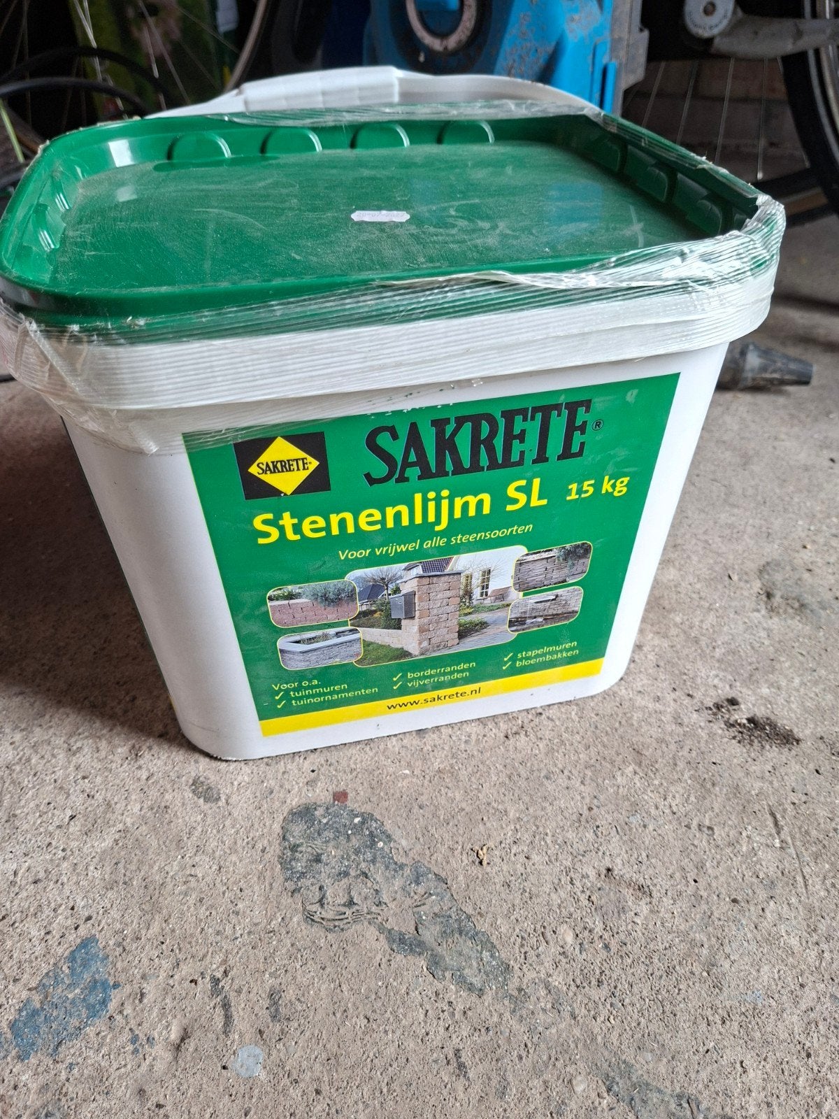 Sakrete Stenenlijm SL 15 kg - Voor alle steensoorten, Ophalen