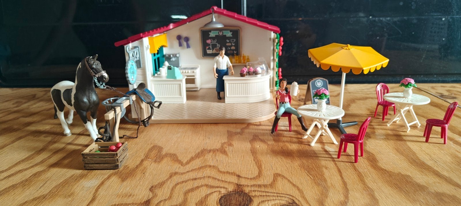 Schleich horse club ruitercafe, Ophalen of Verzenden