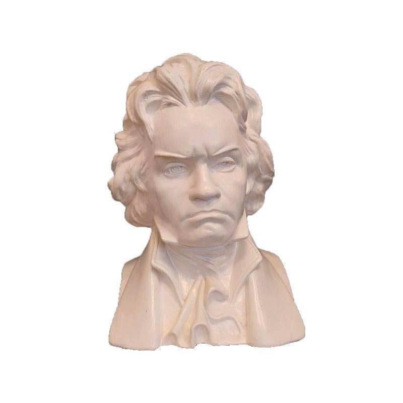 Beeld op pilaar Borstbeeld op zuil Beethoven Sculptuur, Ophalen of Verzenden