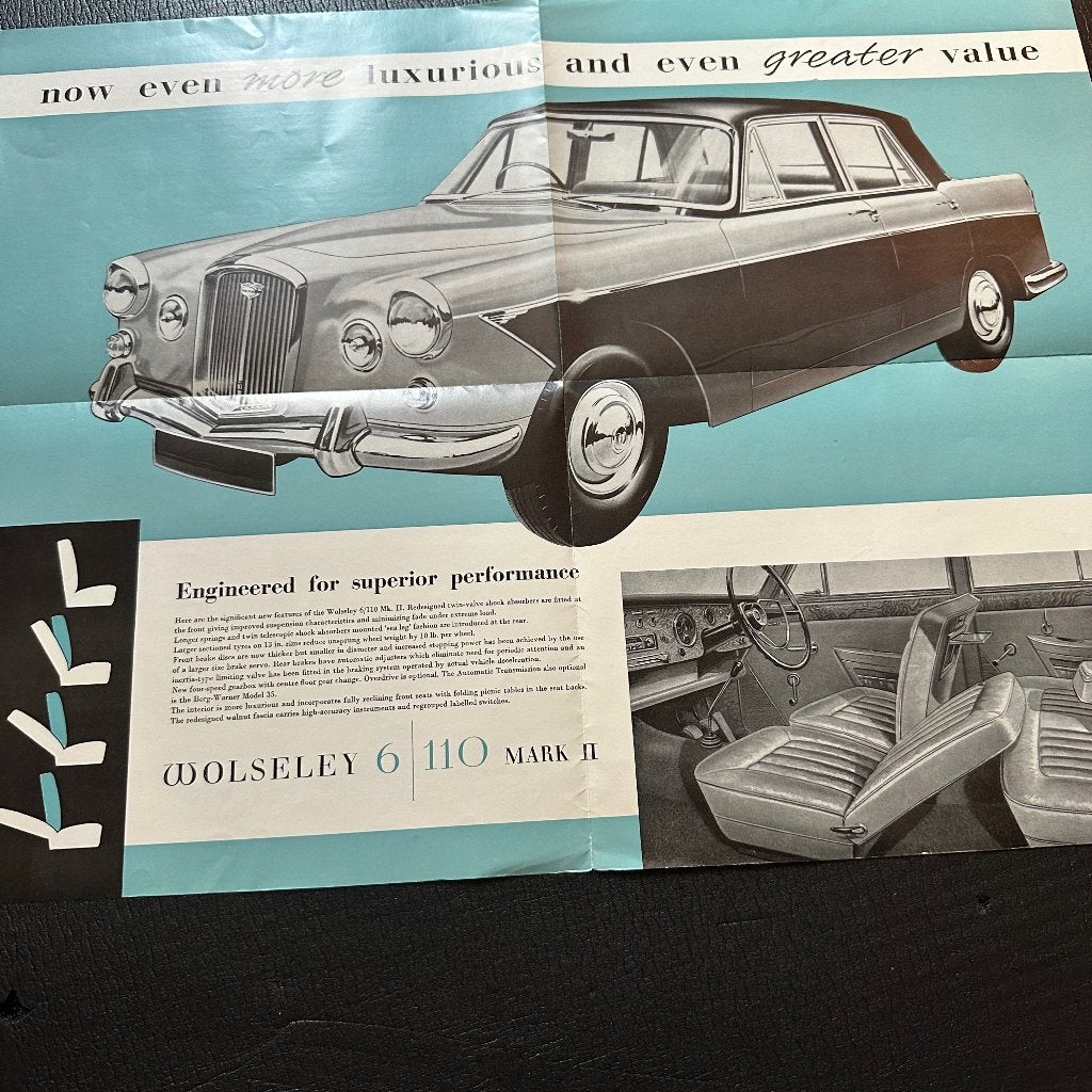 #24) WOLSELEY 6/110 mark II - 1965, Verzenden, Gelezen, Overige merken
