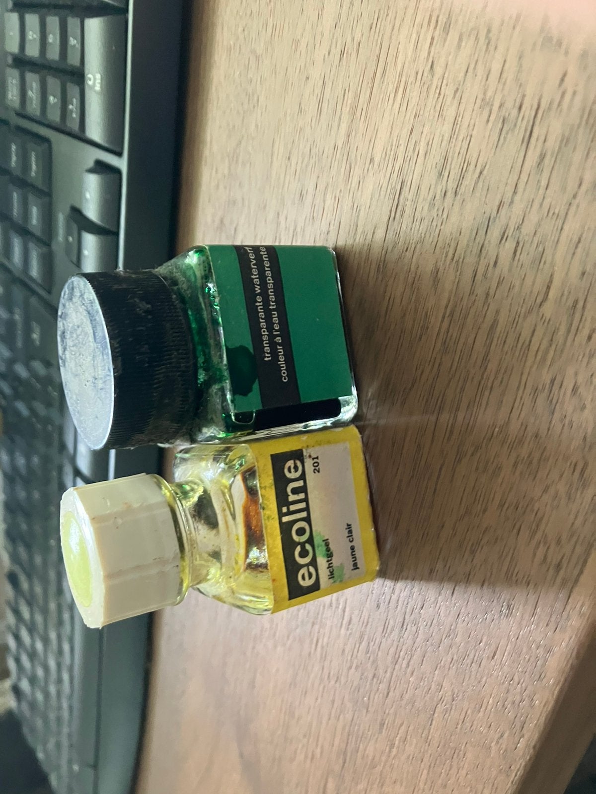 Ecoline groen en lichtgeel, Ophalen of Verzenden