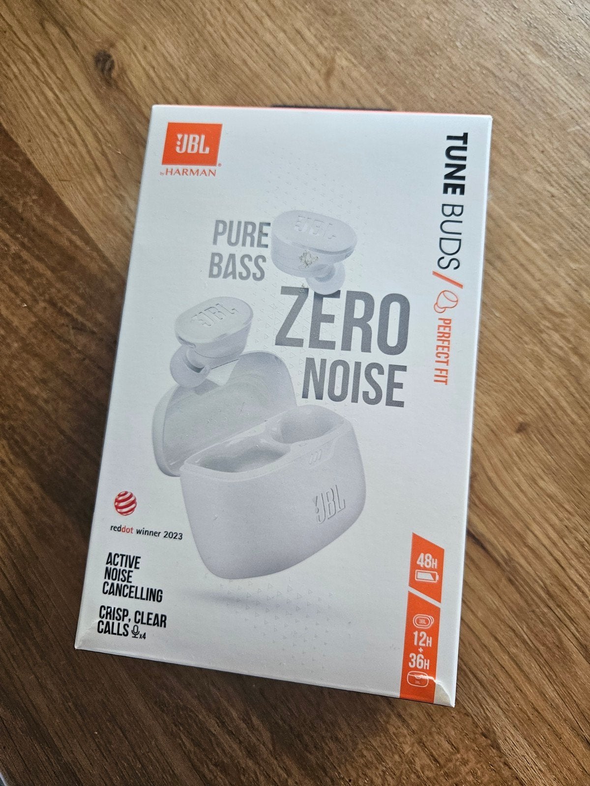 JBL Tune Buds TWS Draadloze Oordopjes Wit - Nieuwstaat