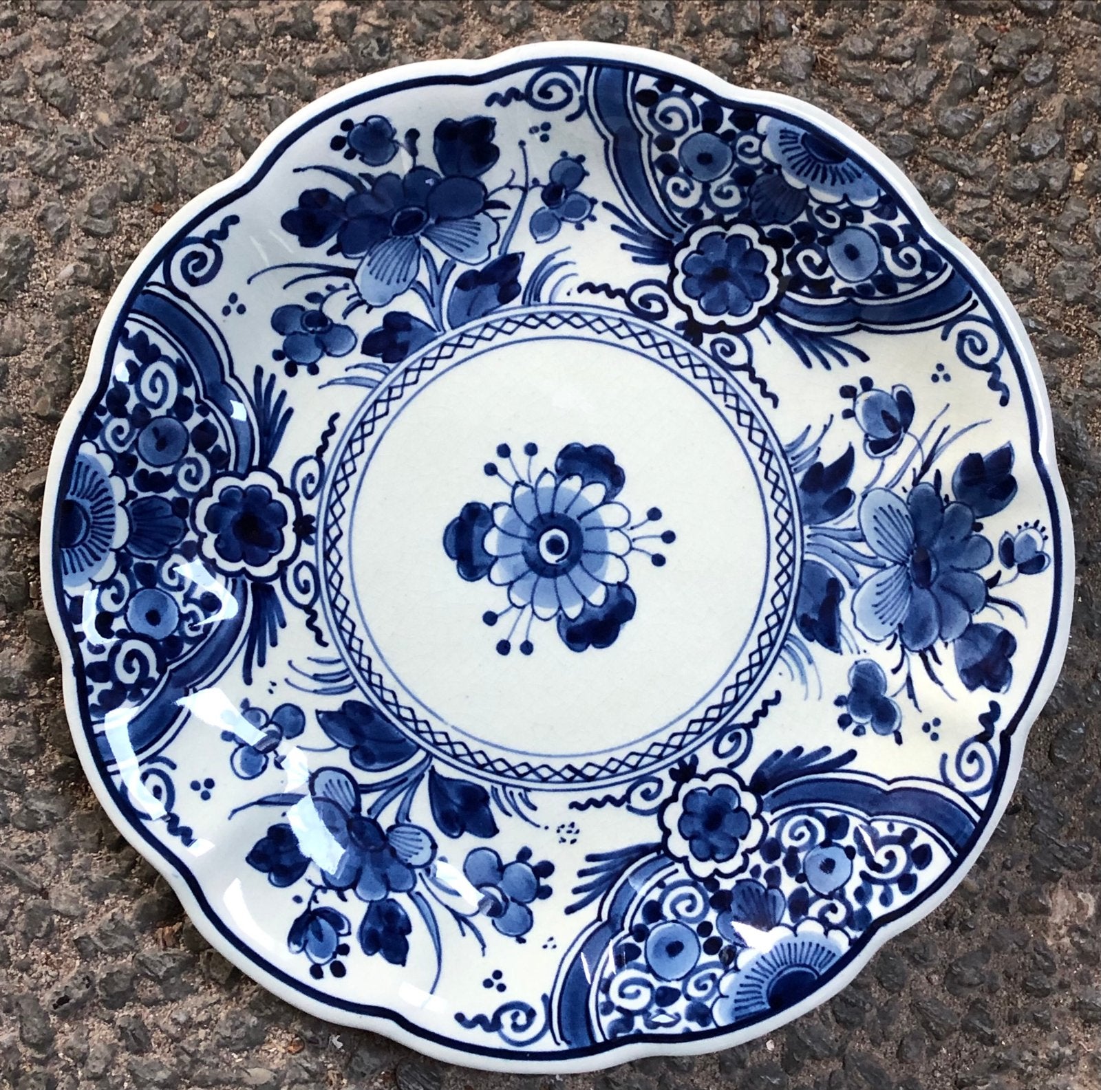 Oud De Porceleyne Fles (Royal Delft) wandbord 1928, Ophalen of Verzenden