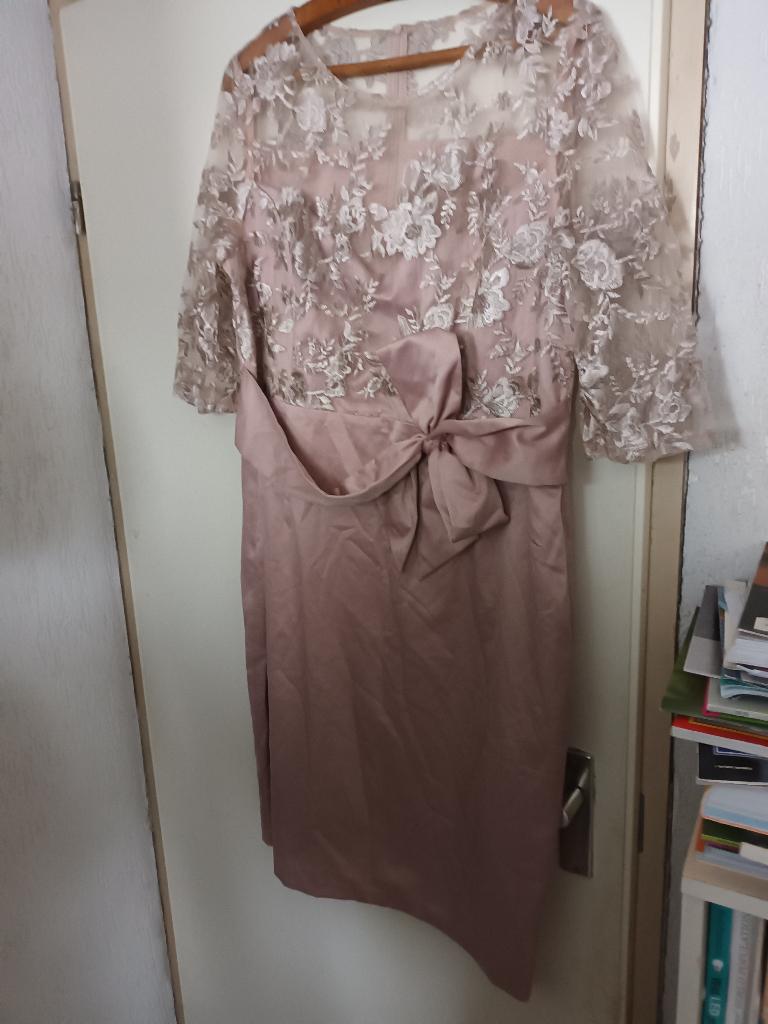 Didi ? jurk gelegenheidsjurk bruiloft roze bloemen Mt 48 XL, Overige typen, Maat 46/48 (XL) of groter, Didi, Ophalen of Verzenden