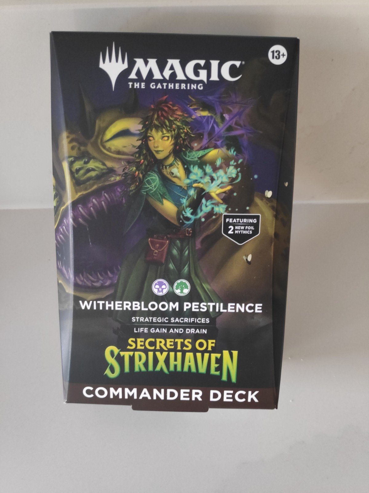 Mtg commander deck SoS - Witherbloom Pestilence, Ophalen of Verzenden, Nieuw, Speeldeck