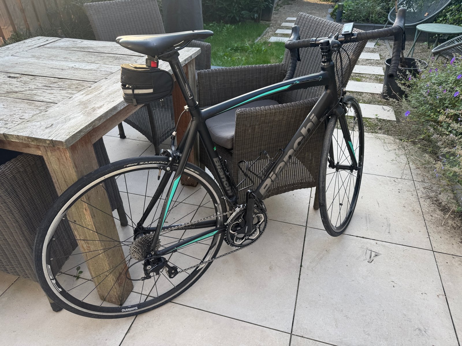 Bianchi Via Nirone 7 racefiets, 28 inch, Gebruikt, Aluminium, 57 tot 61 cm