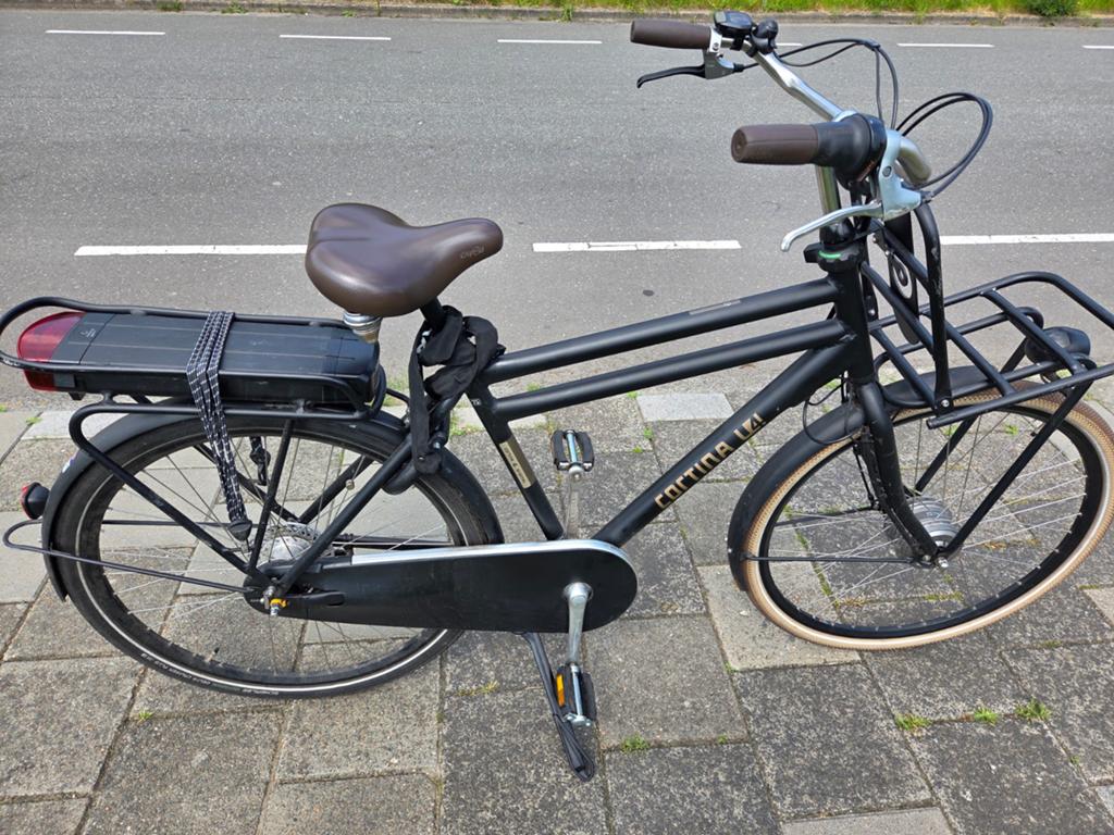 Cortina E U4 elektrische fiets - 300 Wh accu, 8 versn., Fietsen en Brommers, Elektrische fietsen, Ophalen, Gebruikt, Cortina
