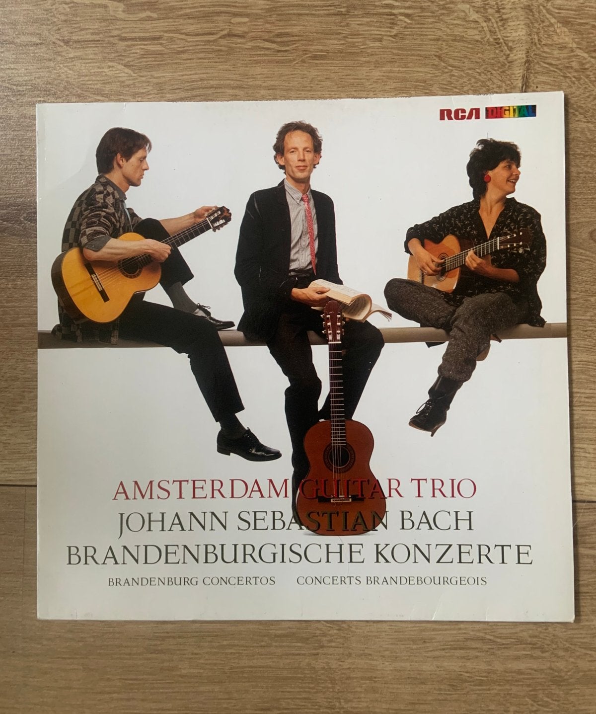 Brandenburger konzerte 2 3 5 en 6 amsterdan guitar trio, Cd's en Dvd's, Vinyl | Klassiek, Overige formaten, Overige typen, Ophalen of Verzenden