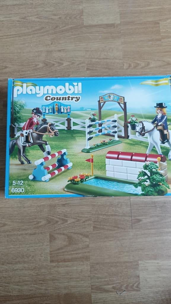 Playmobil Country paardenwedstrijd 6930, Ophalen, Zo goed als nieuw, Complete set