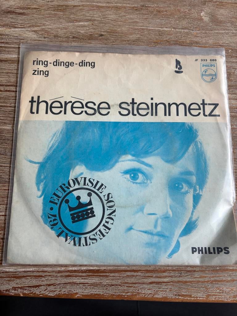 Therese Steinmetz - Ring-Dinge-Ding vinyl single, Gebruikt, 7 inch, Levenslied of Smartlap, 1960 - 1969