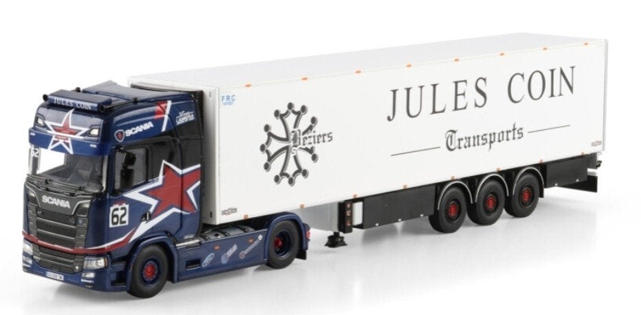 WSI SCANIA S HIGHLINE + KOEL TRAILER - KENNY COIN, Wsi, ., Nieuw, Ophalen of Verzenden
