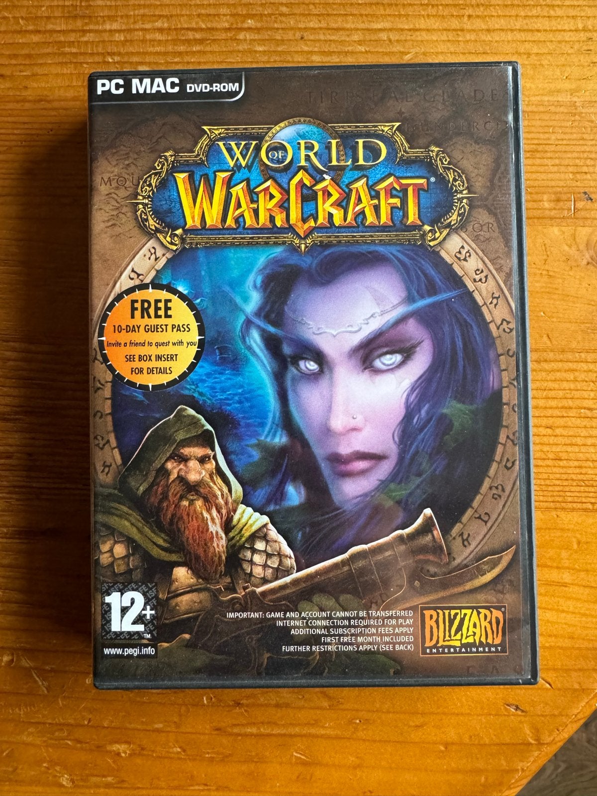 World of Warcraft (Origineel PC/MAC DVD-ROM), Spelcomputers en Games, Online, Gebruikt, Ophalen of Verzenden, Role Playing Game (Rpg)