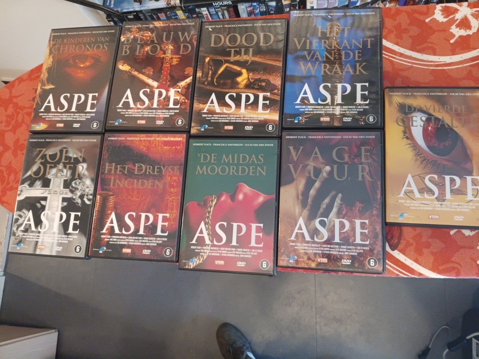ASPE DVD  9 dvds, Cd's en Dvd's, Gebruikt, Nederlands, Vanaf 12 jaar, Inclusief doosje