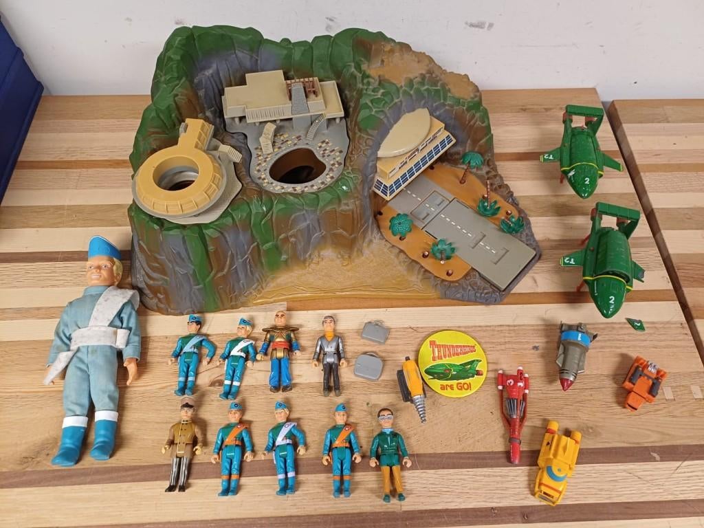 Thunderbirds eiland & figuurtjes, Verzamelen, Speelgoed, Ophalen of Verzenden, Gebruikt