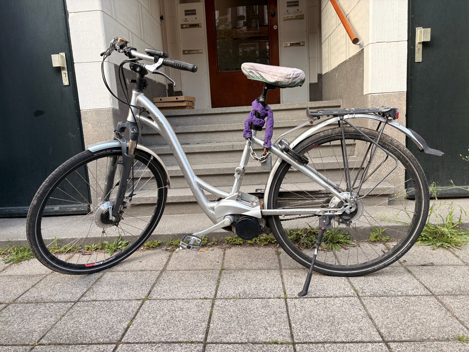 Elektrische fiets met lage instap. Merk Flyer, Fietsen en Brommers, Fietsen | Dames | Damesfietsen, Ophalen, Zo goed als nieuw